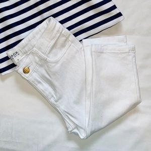 Janie and Jack white jeans